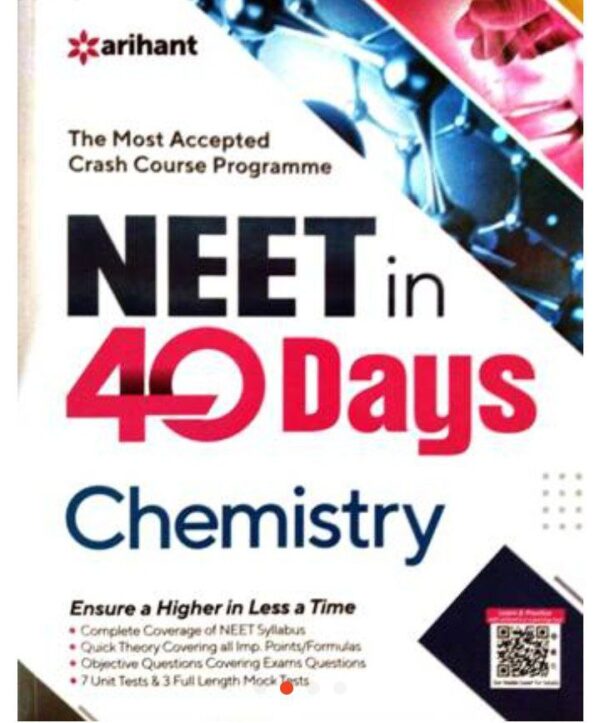 2025 NEET in 40 Days Chemistry Book By Arhant Publication | Neet Chemistry Book