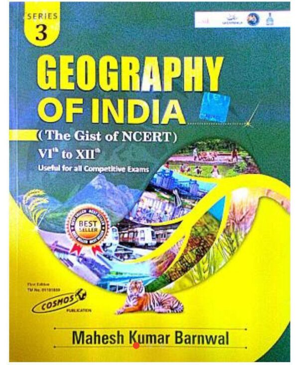 2025 Geography of India Book By Mahesh Kumar Barnwal