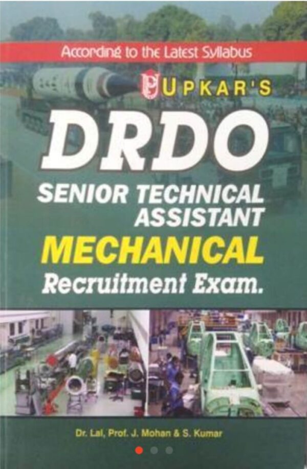 2025 DRDO Senior Technical Assistant Mechanical Book Upkar Publication