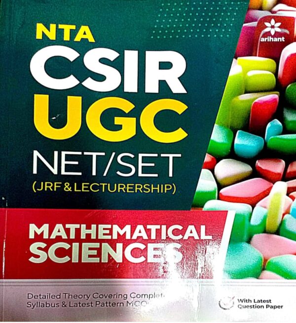 2025 CSIR UGC NET/SET Mathematical Science English Medium Book By Arihant Publication