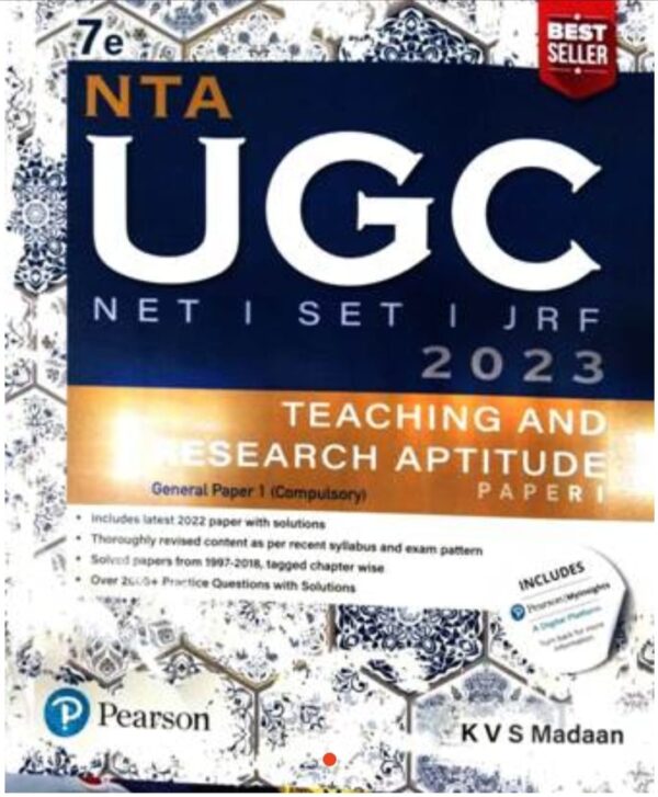 2025 NTA UGC Teaching & Research Aptitude Paper-1 Book By K. V. S. Madan