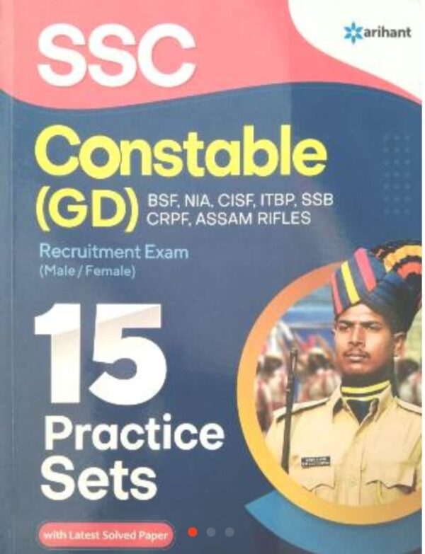 2025 SSC GD Constable 15 Practice Sets Book By Arihant Publication