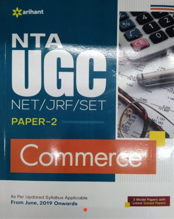 2025 NTA UGC Commerce Paper-2 Book By Arihant Publication