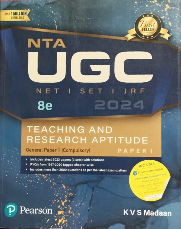 2024 NTA UGC Teaching and Researching Aptitude Book By Pearson