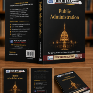 Public Administration Book For CGPSC By Delhi IAS Academy |Public Administration | CGPSC Mains | Public Administration Optional | State PCS | Competitive Exam Guide | Latest Edition Master Public Administration for CGPSC Mains & Other Competitive Examinations Public Administration is a comprehensive and exam-oriented guide specially designed for CGPSC Mains, State PCS, UPSC Aspirants, Public Administration Optional, and other competitive examinations. Prepared according to the latest syllabus and examination pattern, this book explains the complete subject in a simple, systematic, and easy-to-understand manner. The book covers both theoretical concepts and practical administrative perspectives with updated examples, previous years' questions, and exam-oriented content to help aspirants develop conceptual clarity and maximize their scores in descriptive examinations.Public Administration Book For CGPSC By Delhi IAS Academy 