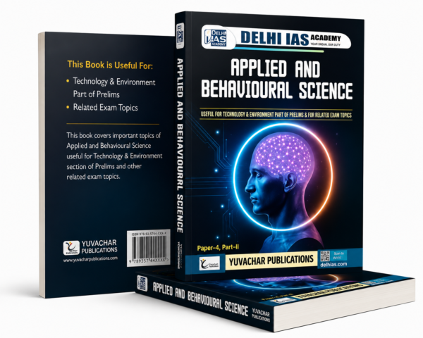 Applied And Behavioural Science Book For CGPSC Mains By Delhi IAS Academy